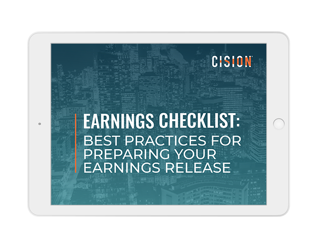 Earnings Checklist: Best Practices for Preparing Your Earnings Release
