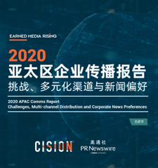 2020 亞太區企業傳播報告——挑戰、多元化渠道與新聞偏好